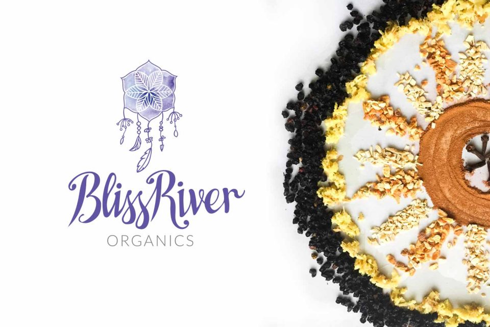 BlissRiver Organics mandala