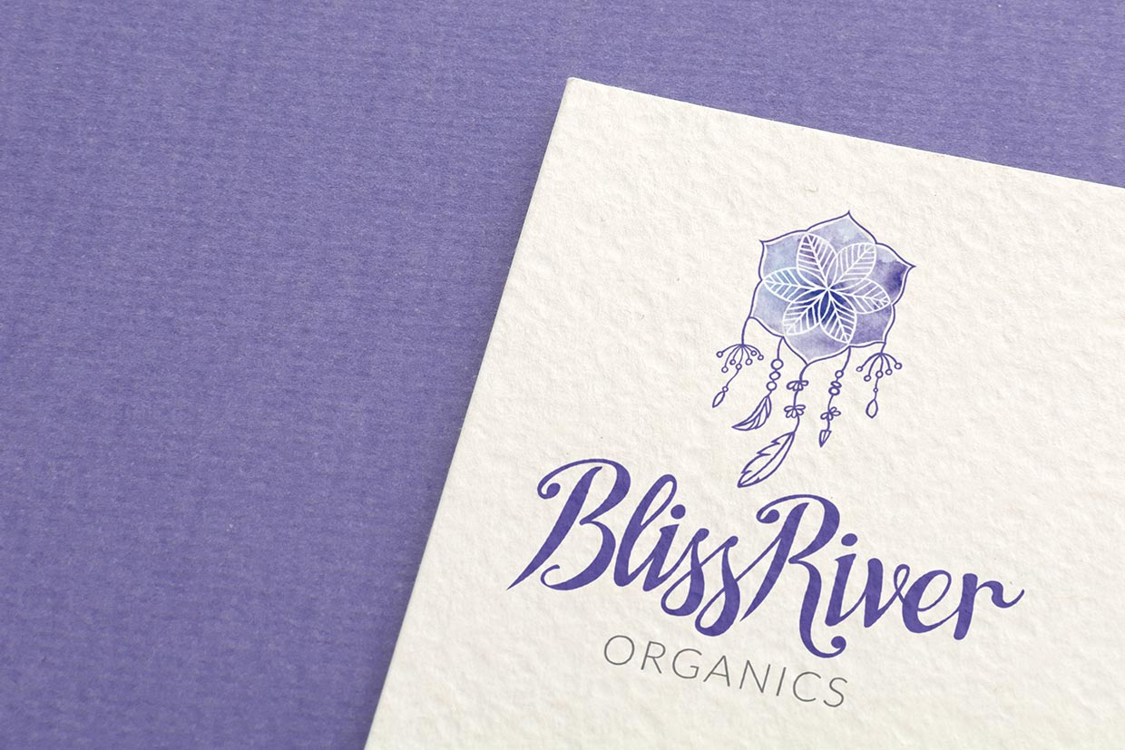 BlissRiver Organics logo