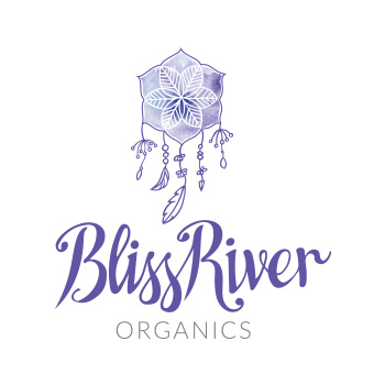 Bliss River Organics - logo by Purely Pacha