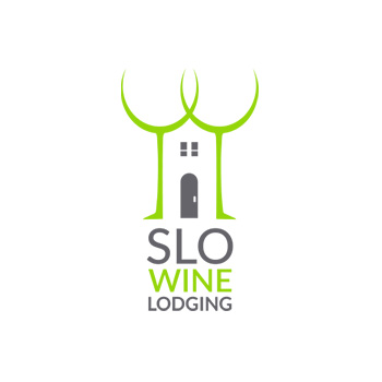 SLO Wine Lodging logo by Purely Pacha