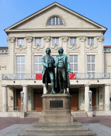 Goethe and Schiller in Weimar