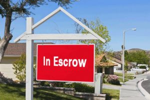 Home in escrow