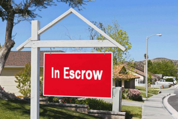 Home in escrow