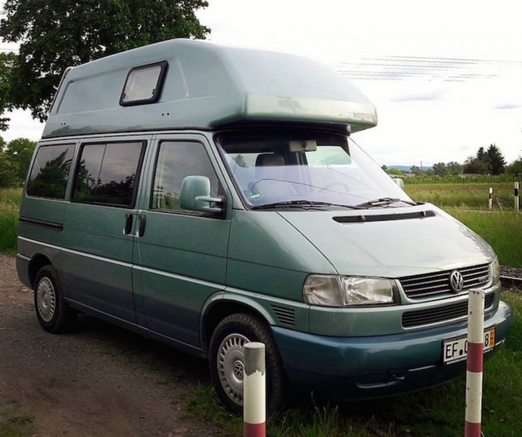 Volkswagen bus in Gotha Germany